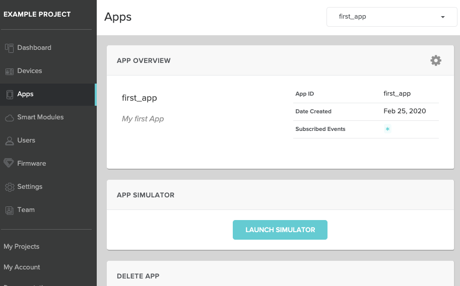 Screenshot - Apps Simulator Register New User
