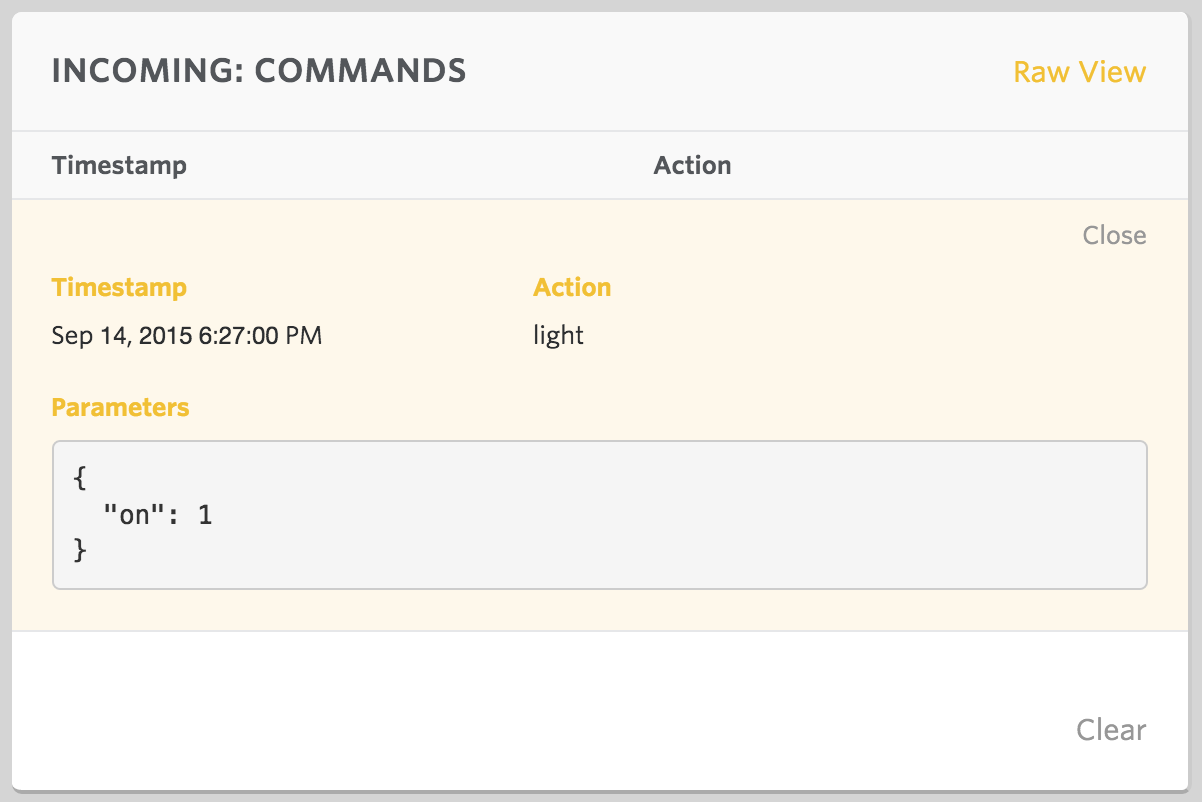 Screenshot - Viewing Command Details