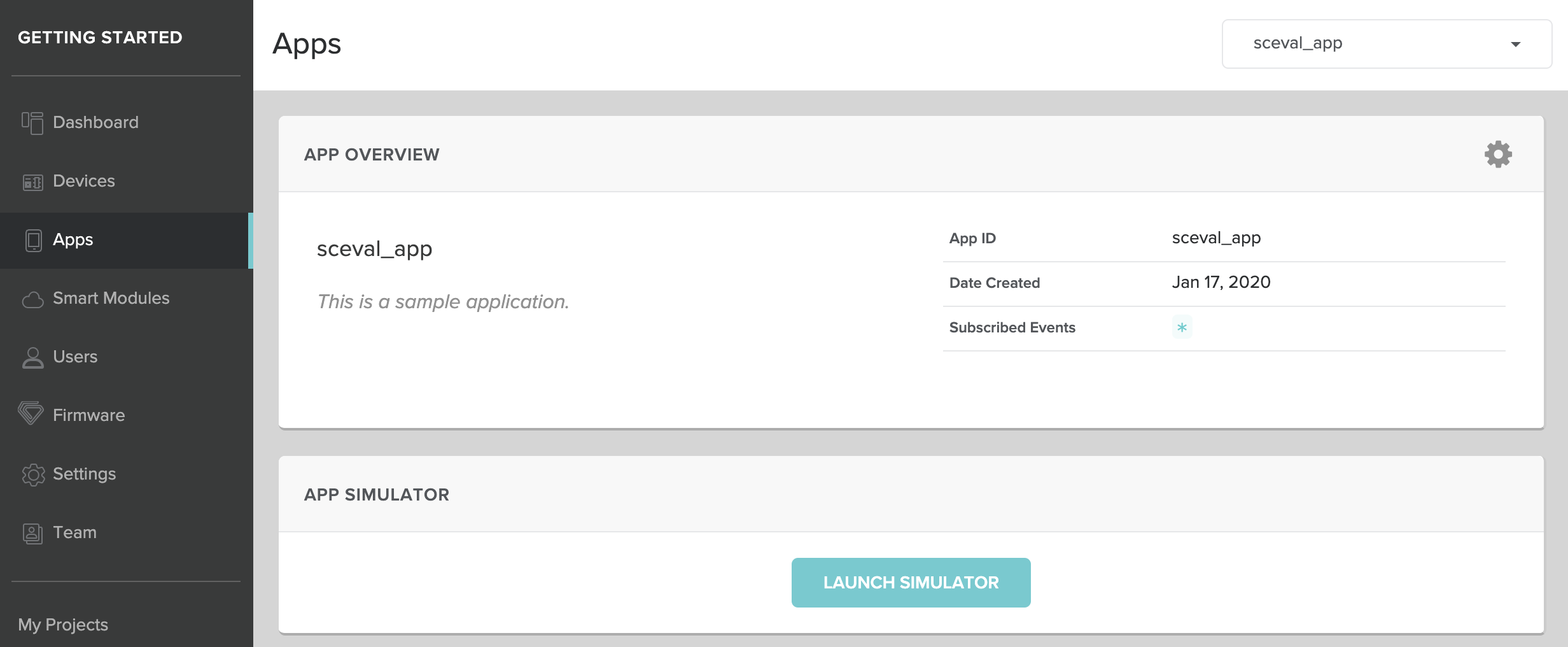 Screenshot - Console App Settings