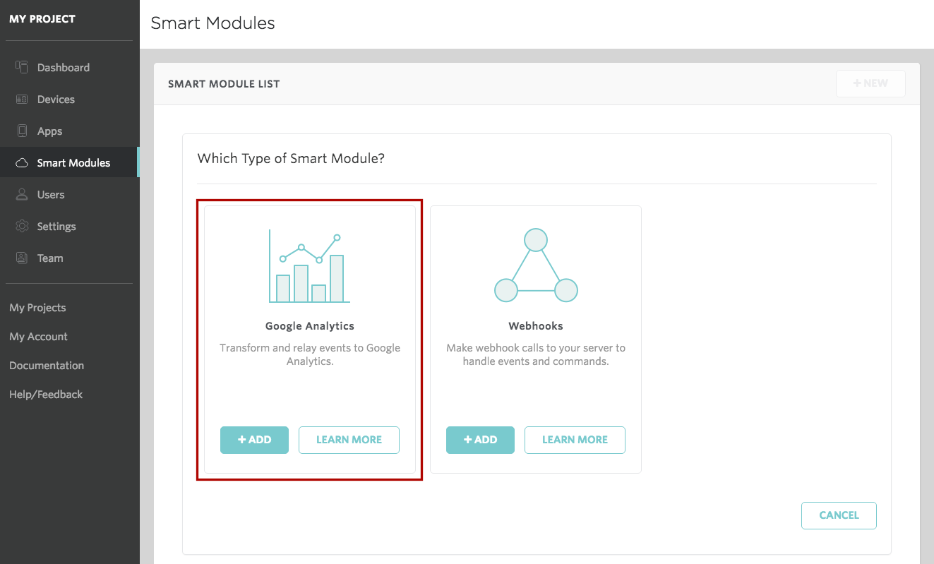 Screenshot - Smart Modules Catalog