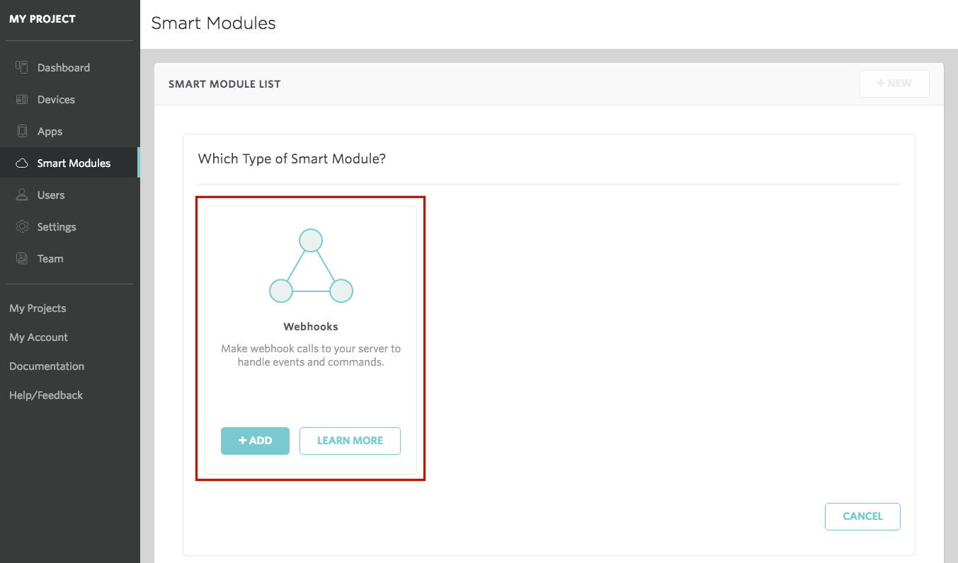 Screenshot - Smart Modules Catalog