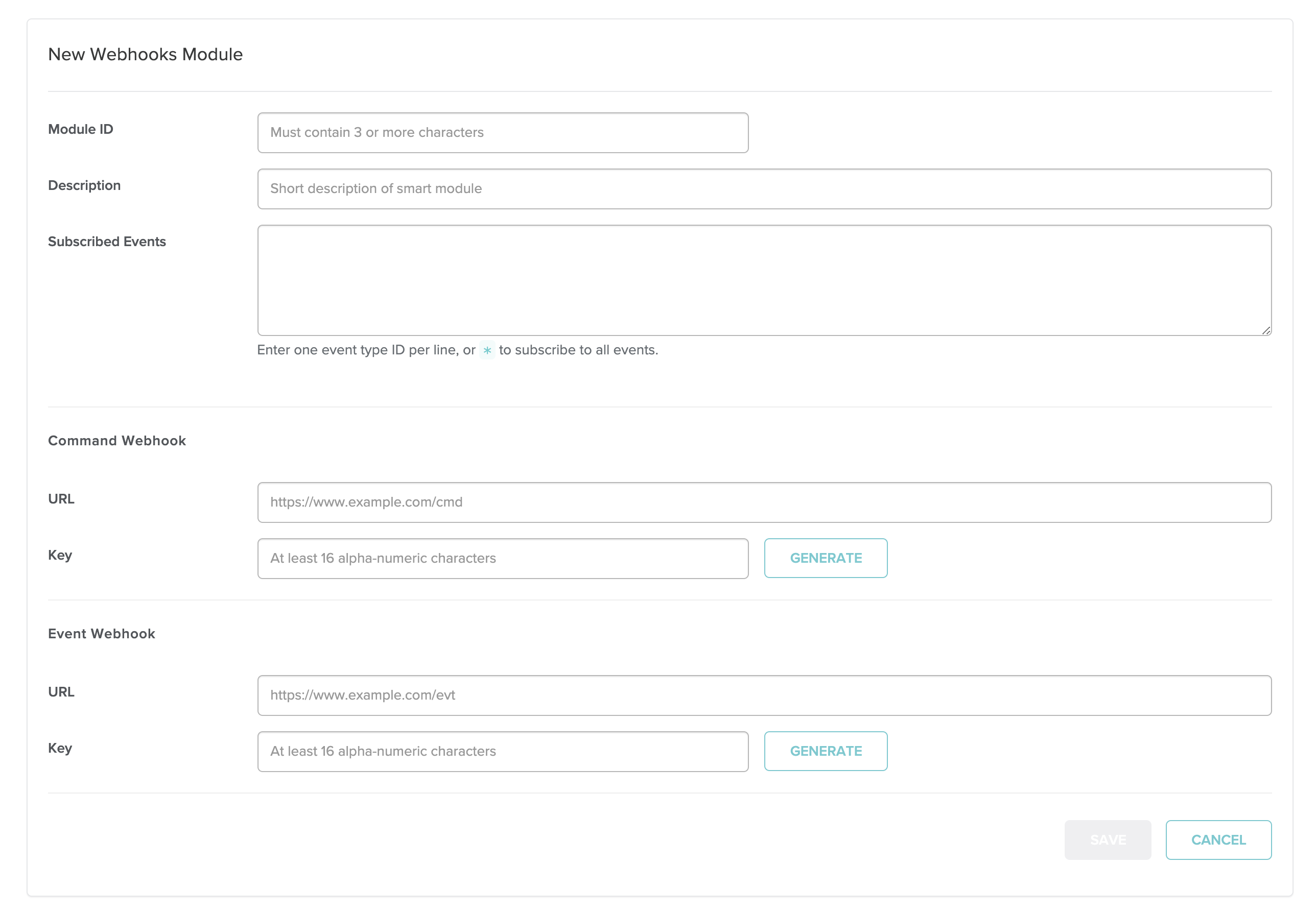 How to use webhook service module with Heroku